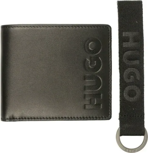 HUGO di pelle portafogli + portachiavi (101337918) HUGO di pelle portafogli + portachiavi (101337918)