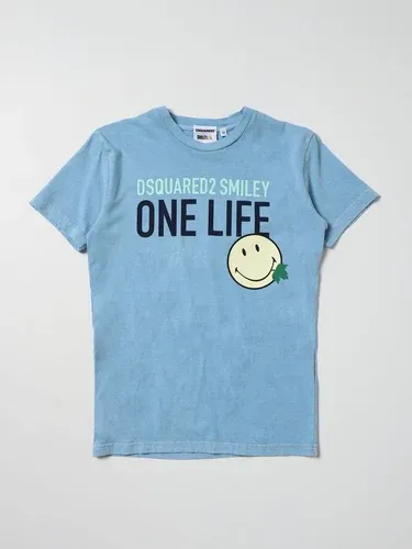 T-shirt One Life One Planet Smiley Dsquared2 Junior (101267180)