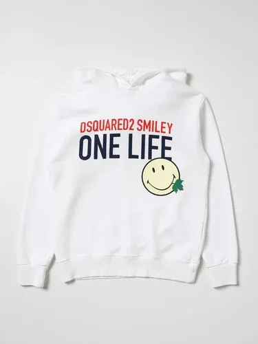 Felpa One Life One Planet Smiley Dsquared2 Junior (101267184)