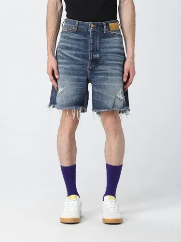 Pantaloncino di jeans Palm Angels in denim washed (101265743) Pantaloncino di jeans Palm Angels in denim washed (101265743)