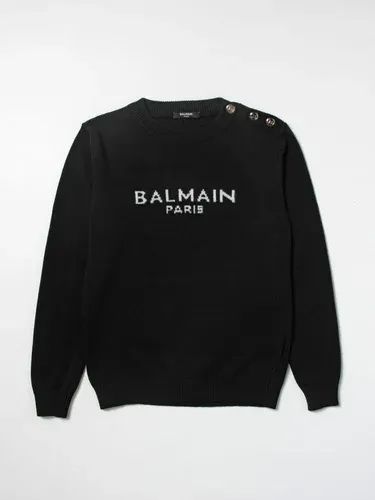 Maglia Balmain in lana e cashmere con logo (101268497) Maglia Balmain in lana e cashmere con logo (101268497)
