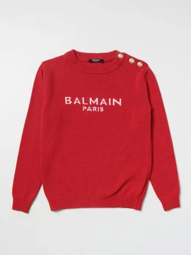 Maglia Balmain in lana e cashmere con logo (101268498) Maglia Balmain in lana e cashmere con logo (101268498)