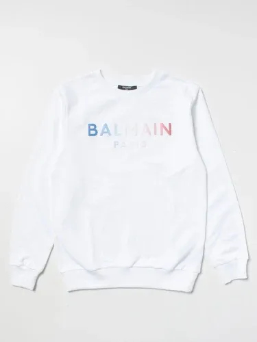 Felpa Balmain in cotone con logo (103516195)
