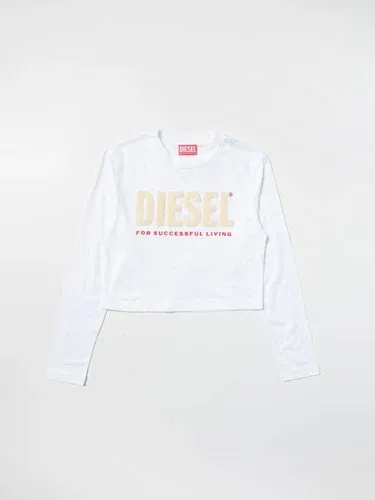 Felpa Diesel in cotone con logo in spugna (101272796)