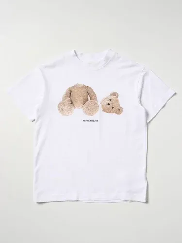 T-shirt Palm Angels in cotone con stampa bear (102210011)