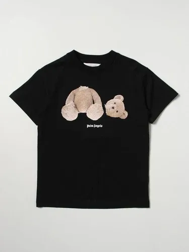 T-shirt Palm Angels in cotone con stampa bear (102321451)