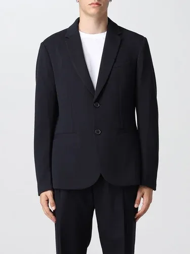 Blazer a monopetto Armani Exchange in misto cotone (105328039)