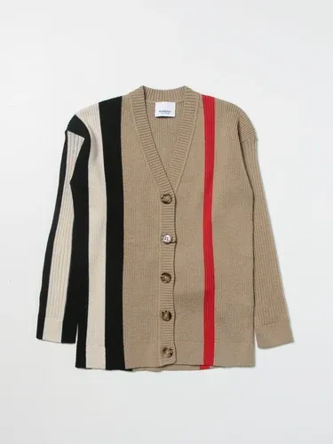 Cardigan Burberry in lana a righe (101269063)