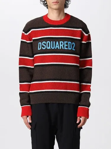 Maglia a righe Dsquared2 con logo (101269048) Maglia a righe Dsquared2 con logo (101269048)