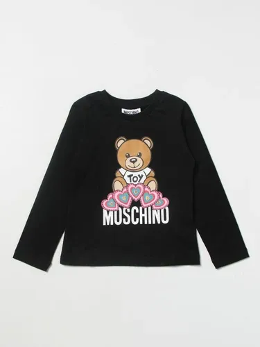 T-shirt Moschino Kid con stampa Teddy cuori (101272159)