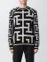 Maglia Balmain con monogramma all-over (101272642)
