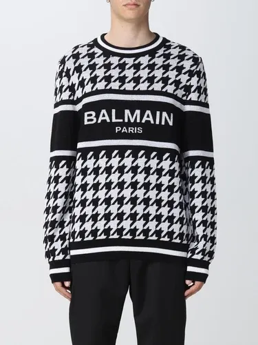 Maglia Balmain in lana Merino con logo (101272798)