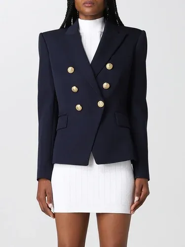 Blazer a doppiopetto Balmain in lana (101273202)