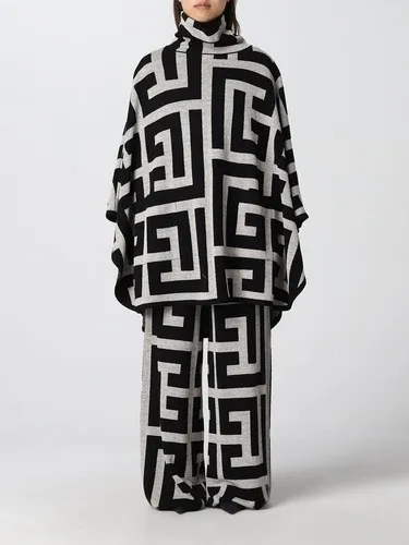 Mantella over Balmain con big monogramma (101273203)