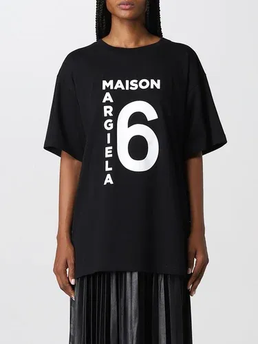 T-shirt Mm6 Maison Margiela con stampa frontale (101273212)