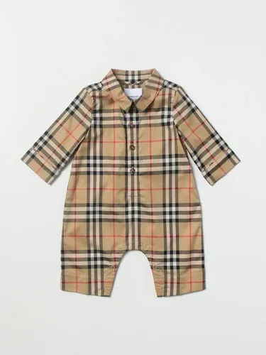 Tutina in twill di cotone Burberry con motivo check (101273871) Tutina in twill di cotone Burberry con motivo check (101273871)