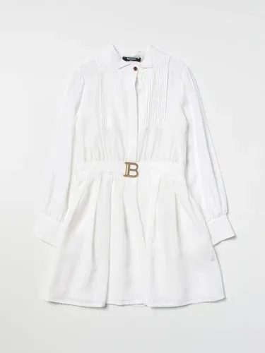 Abito Balmain in seta con logo B (101273874)
