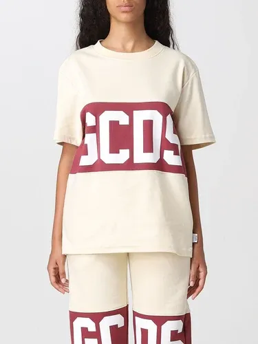 T-shirt Gcds in cotone con logo (101273865)