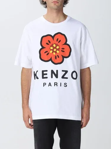 T-shirt Kenzo in cotone con stampa fiore (101274073)