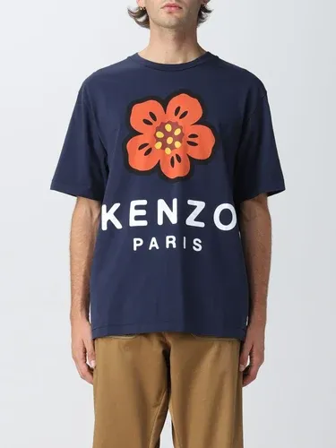 T-shirt Kenzo in cotone con stampa fiore (101274074)