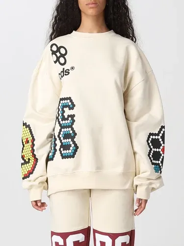 Felpa Gcds in cotone con stampe grafiche (101274050) Felpa Gcds in cotone con stampe grafiche (101274050)