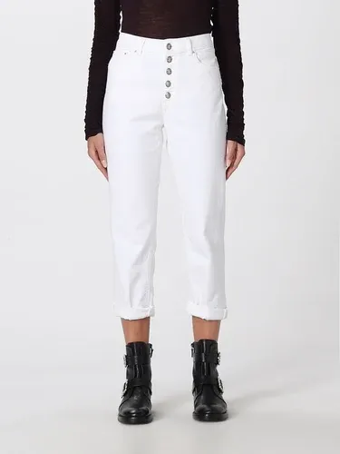 Jeans cropped Dondup con bottoni metallici (101274055)