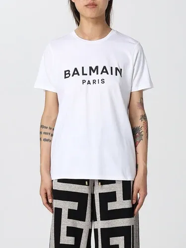 T-shirt Balmain in cotone con logo (101274709)