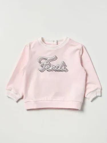 Felpa Fendi Kids in cotone con logo (101275471) Felpa Fendi Kids in cotone con logo (101275471)