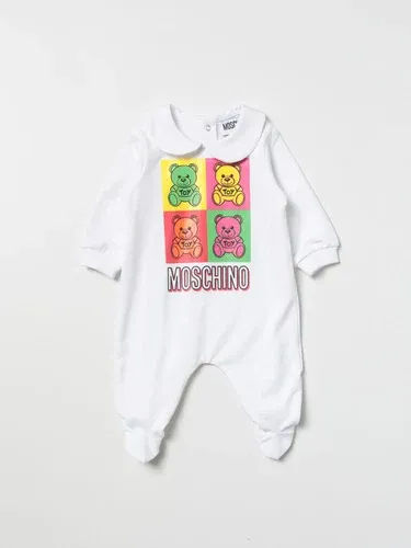 Tutina con piede Moschino Baby con stampa Teddy multicolor (101276375)