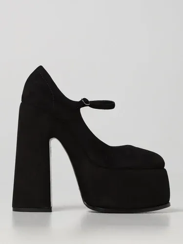 Scarpa con plateau Rock Casadei in camoscio (101277427) Scarpa con plateau Rock Casadei in camoscio (101277427)