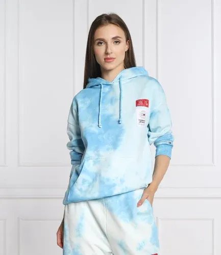 Tommy Jeans felpa tjw ovrszd tie dye hoodie | oversize fit (102043801)