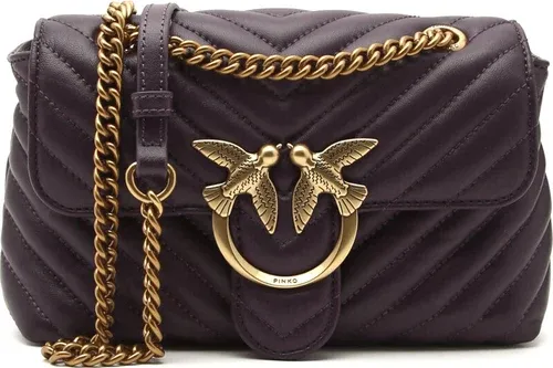 Pinko di pelle borsetta a tracolla love mini lady puff chevron 1 (101342081) Pinko di pelle borsetta a tracolla love mini lady puff chevron 1 (101342081)