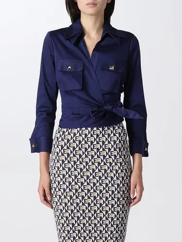 Camicia Elisabetta Franchi in popeline (102042650)