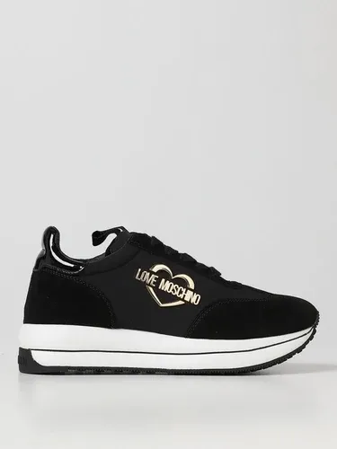 Sneakers Love Moschino in tessuto tecnico con logo (102042725)