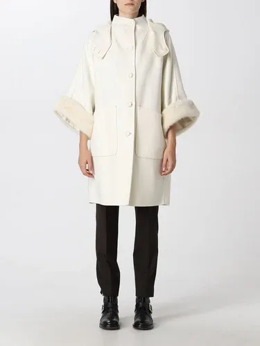 Cappotto ERMANNO SCERVINO Donna colore Panna (102060209) Cappotto ERMANNO SCERVINO Donna colore Panna (102060209)