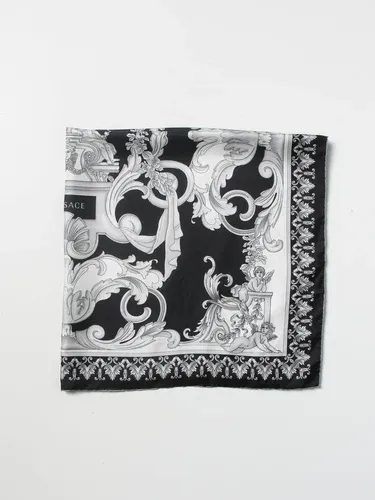 Foulard Silver Baroque Versace in seta (102060228)