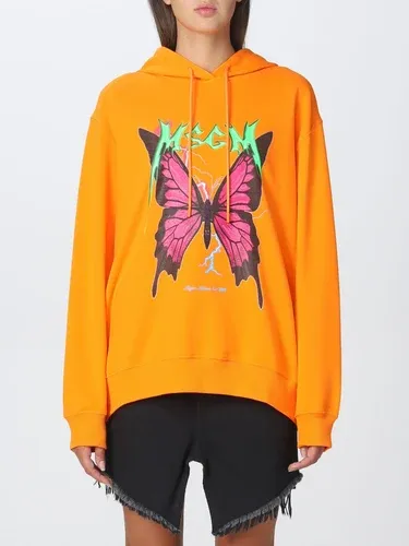 Felpa over Msgm con stampa farfalla e logo (102111345) Felpa over Msgm con stampa farfalla e logo (102111345)