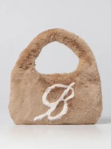 Borsa Blumarine in eco pelliccia con logo (102157866) Borsa Blumarine in eco pelliccia con logo (102157866)