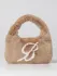 Borsa Blumarine in eco pelliccia con logo (102157866)