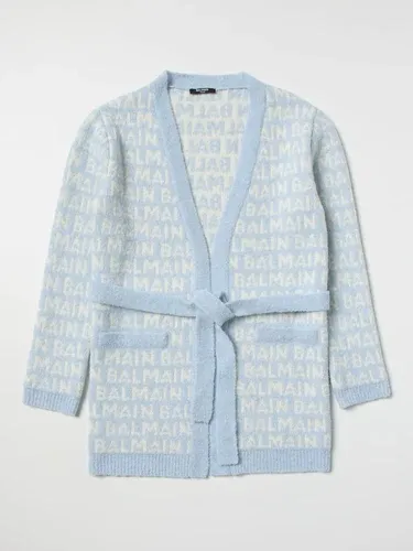 Cardigan in maglia Balmain con logo all-over (102158207) Cardigan in maglia Balmain con logo all-over (102158207)