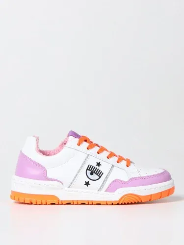 Sneakers Chiara Ferragni in pelle con logo (102158208)