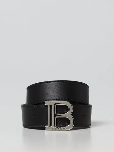 Cintura Balmain in pelle con logo (102158211)