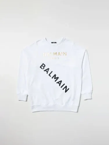 Felpa di cotone Balmain con logo (102171491)