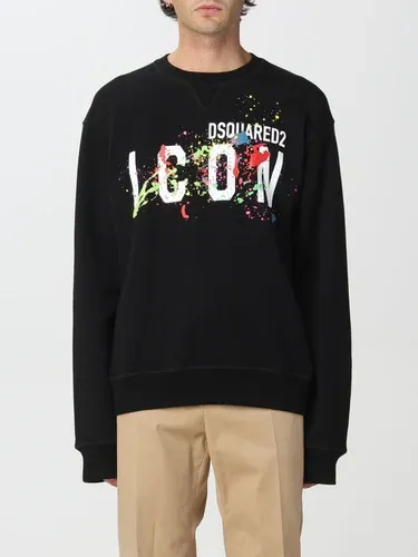 Felpa Icon Spray Ski Dsquared2 in cotone (102171500)