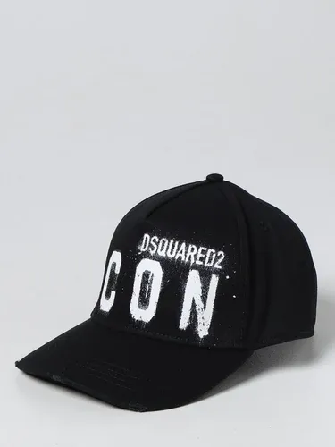 Cappello Dsquared2 in cotone con logo painted (102171552) Cappello Dsquared2 in cotone con logo painted (102171552)