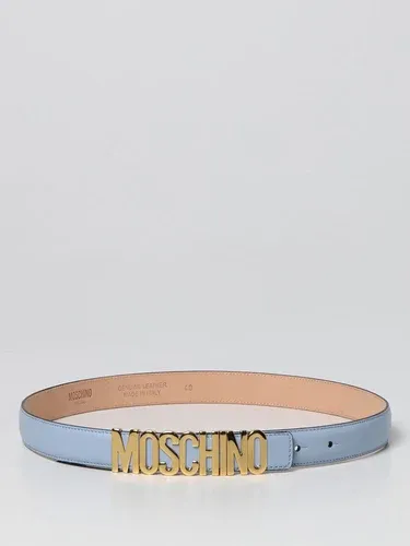 Cintura Moschino Couture in pelle con logo (102171556)