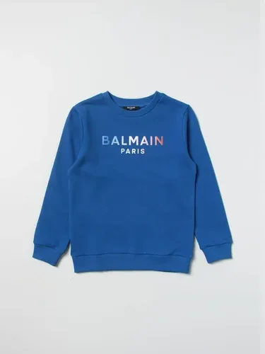 Felpa Balmain in cotone con logo (103516196)