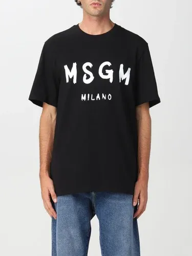 T-shirt Msgm con stampa logo (102171581)