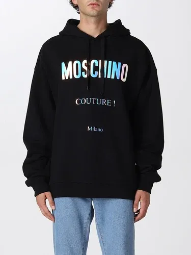 Felpa over Moschino Couture con logo (102171692)