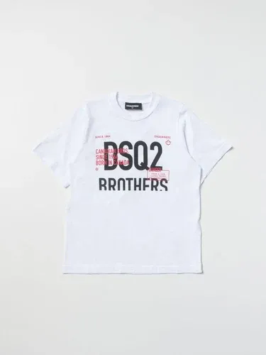 T-shirt Dsquared2 Junior con stampa Brothers (102199005)